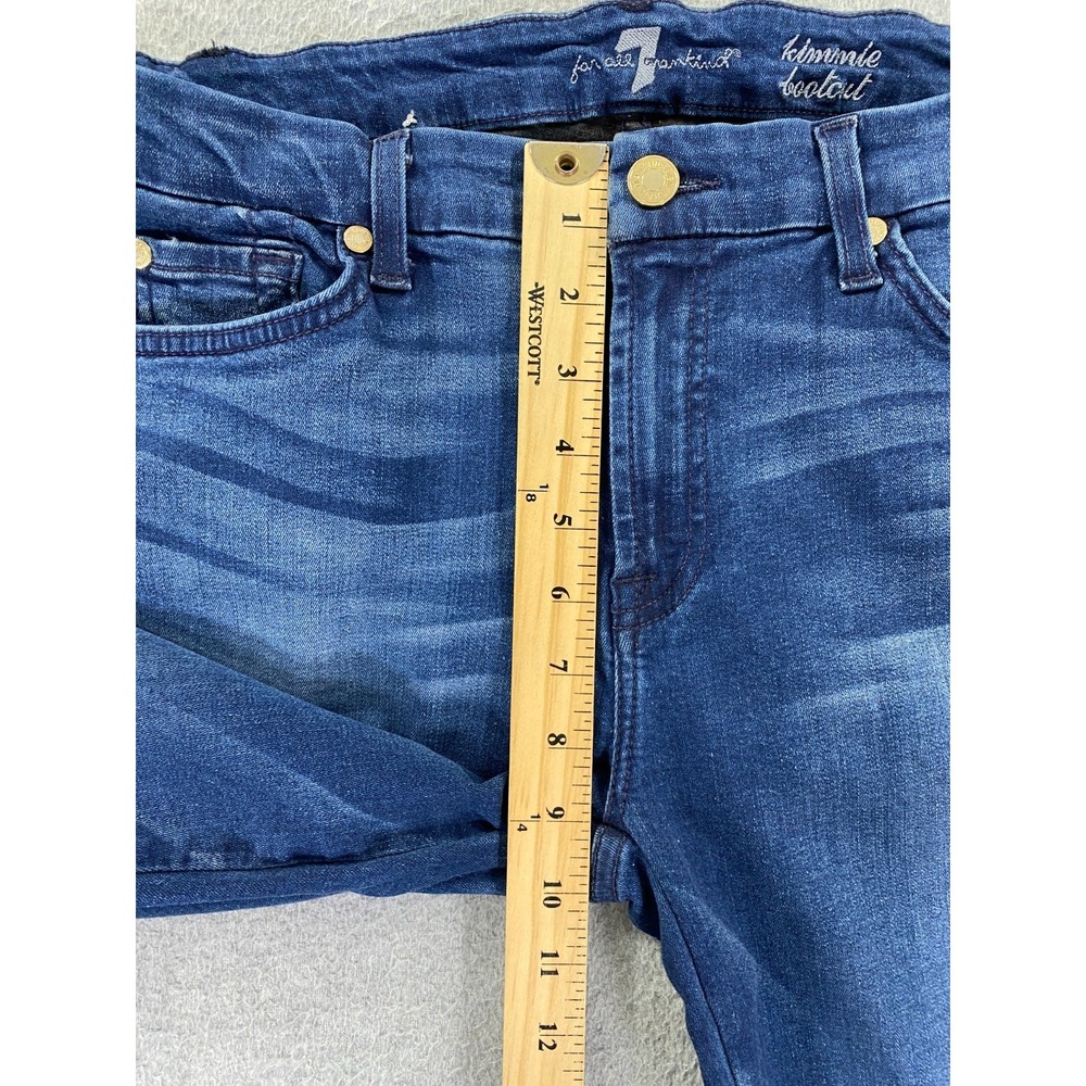 7 For All Mankind Kimmie Bootcut Jeans Womens Size 32 (29x34) Flare Country Boot - Picture 3 of 11